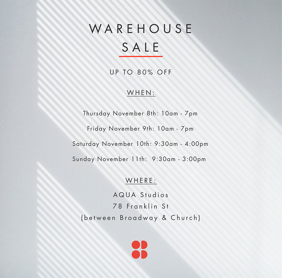 New York Warehouse Sale