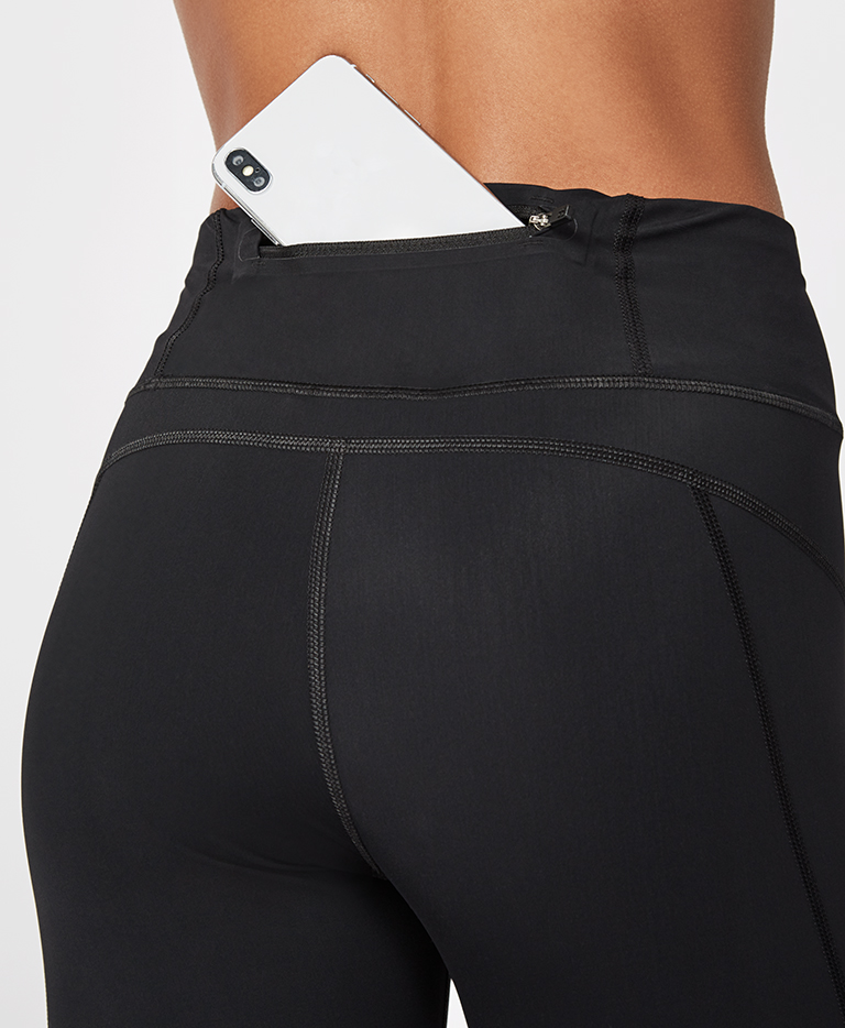 running leggings with zip pocket